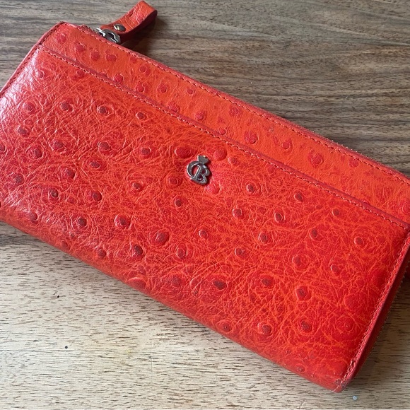Castelijn & Beerens red leather wallet European - Picture 2 of 5